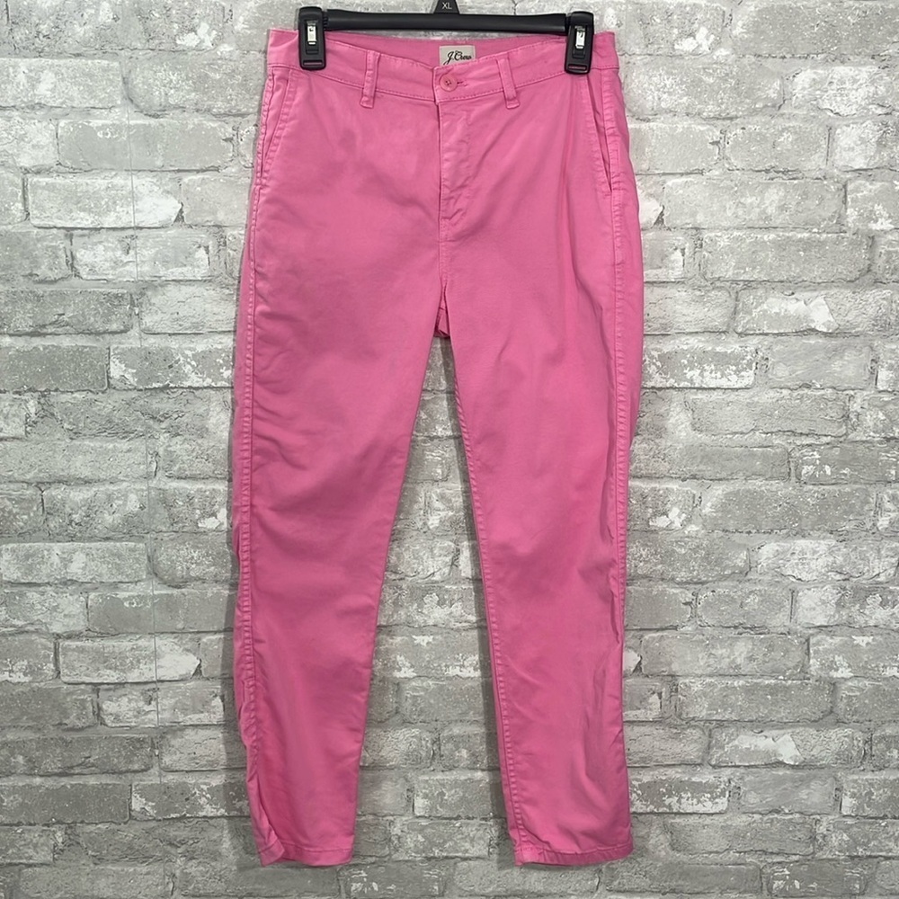 J.Crew Pink Vintagee Straight Pants